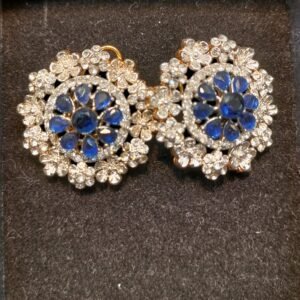 Sapphire Blossom Earrings