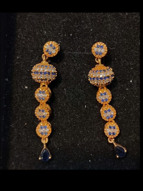 Royal Orb Cascade Earrings