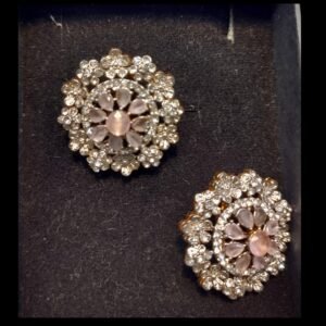 Pink Topaz earrings