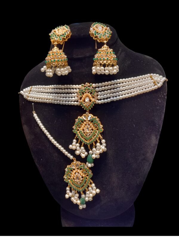 Emerald Gardenia Set
