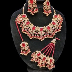 Ruby Radiance Bridal set